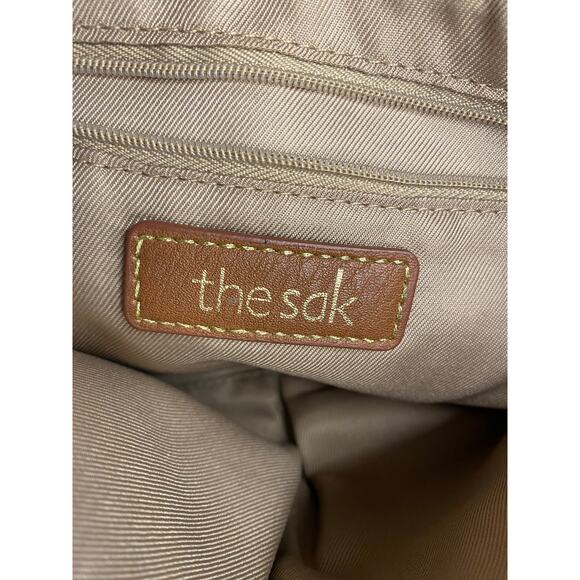 The Sak Iris Leather Crossbody Clutch Purse Classic Black Bag Small Boho - Picture 8 of 12